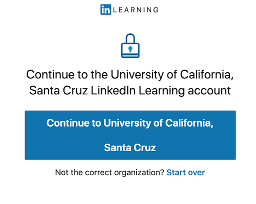 Continue to UCSC Learning Account.
